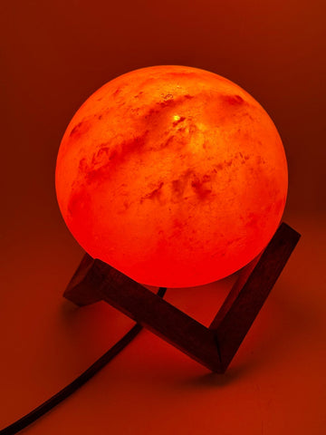 Himalaya Pink Sphere Salt Lamp  6 inch